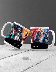 κούπα με τους ήρωες της Marvel