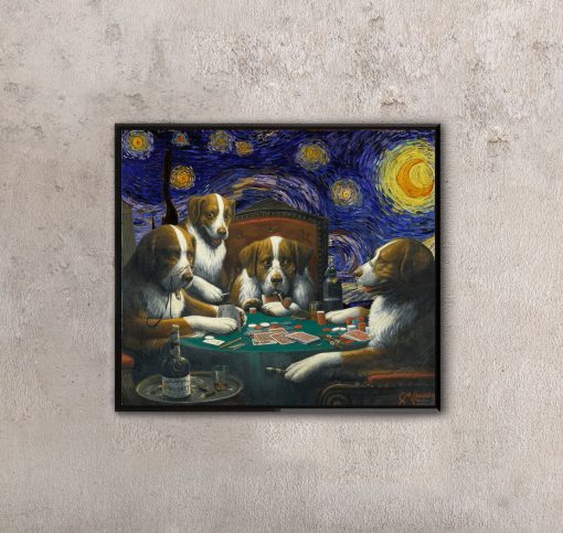 Starry Night & Poker Game Artwork