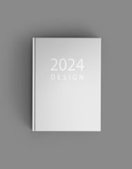 ατζέντα ημερήσιο ημερολόγιο 2024 με εκτυπωμένο εξώφυλλο