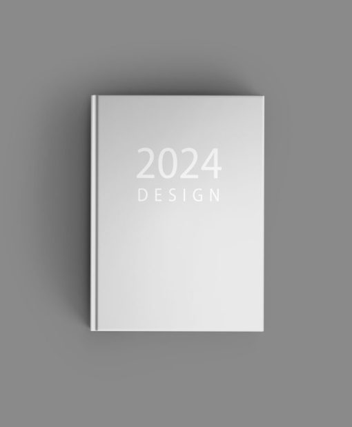 ατζέντα ημερήσιο ημερολόγιο 2024 με εκτυπωμένο εξώφυλλο