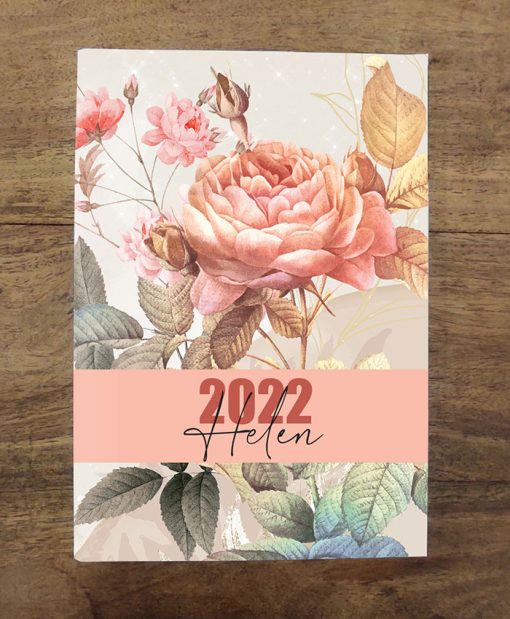 ατζέντα ημερήσιο ημερολόγιο 2022 - floral aesthetic2