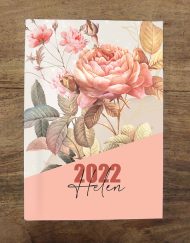 ατζέντα ημερήσιο ημερολόγιο 2022 - floral aesthetic