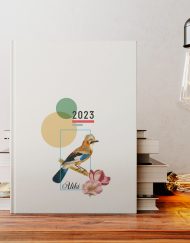 ατζέντα ημερήσιο ημερολόγιο 2023 - Bird collage
