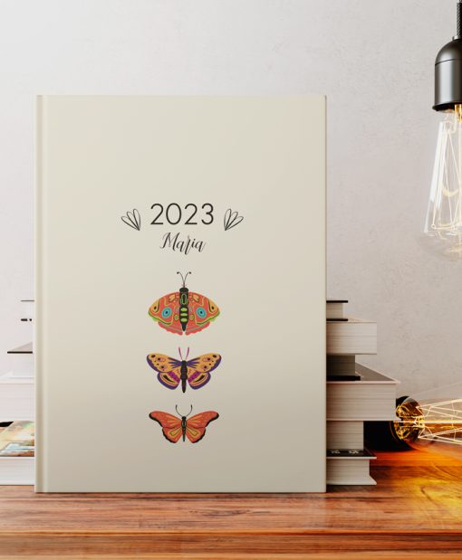 ατζέντα ημερήσιο ημερολόγιο 2023 - Butterfly