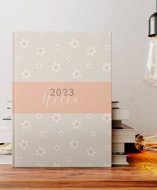 ατζέντα ημερήσιο ημερολόγιο 2023 - Clean white daizy