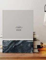 ατζέντα ημερήσιο ημερολόγιο 2023 - Gray Marble