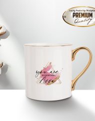 Κούπα Luxury Gold - Pink Triangle