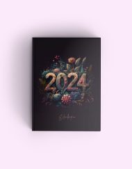 ατζέντα ημερήσιο ημερολόγιο 2024 - 2024-floral