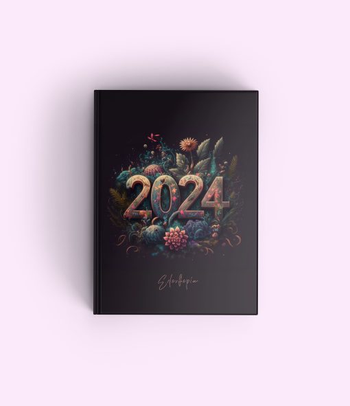 ατζέντα ημερήσιο ημερολόγιο 2024 - 2024-floral