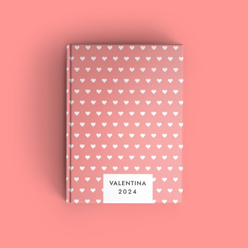 ατζέντα ημερήσιο ημερολόγιο 2024 - peachy-hearts